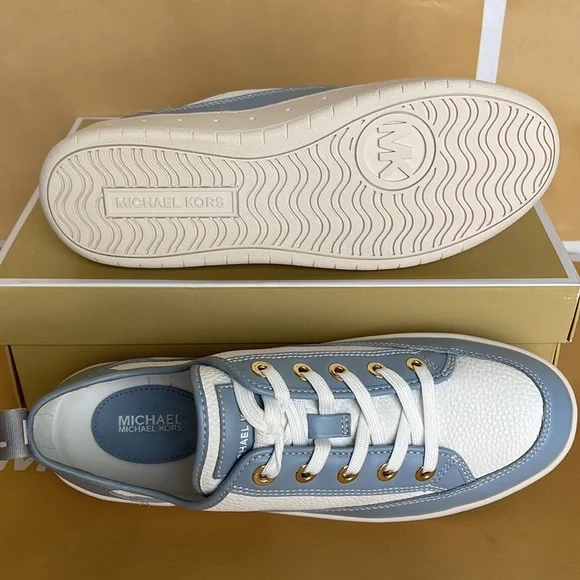 MICHAEL KORS SHEA LACE UP
FAUX LEATHER
49F3SHFS1L
PALE BLUE NEW - Picture 4 of 16